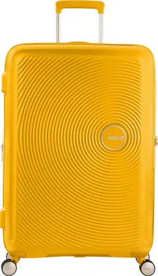 Produktbild von American Tourister Soundbox Spinner EXP 55/20 Cabin Erweiterbar-Koffer mit 4 Rädern Golden Yellow 35,5/41 L