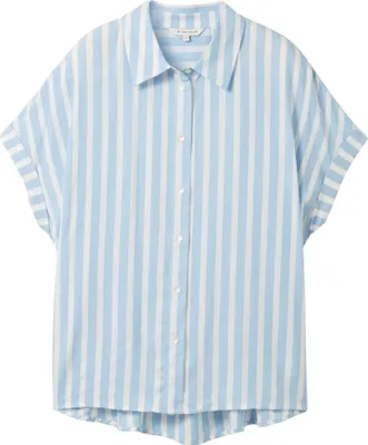 Produktbild von TOM TAILOR Bluse Gestreiftes Kurzarm Shirt Größe: 36