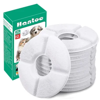Produktbild von Ersatzfilter für Trinkbrunnen 12 Stück mit Harz und Aktivkohle für Katzen und Hunde