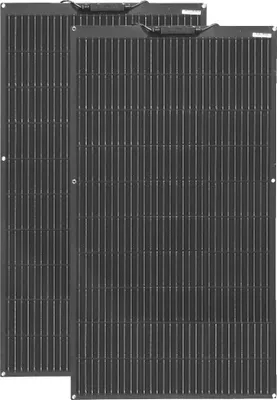 Immagine prodotto di Kit di pannelli solari flessibili, capacità 100W, efficienza 24%, 2 pezzi 100 W