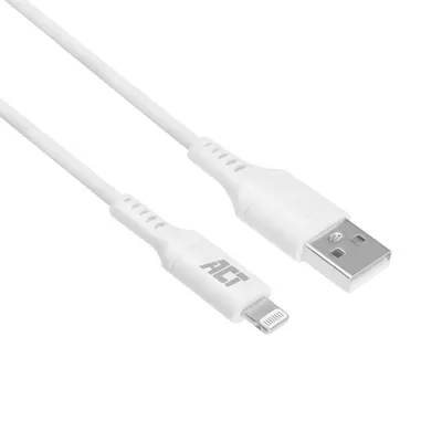 Produktbild von ACT  USB-zu-Lightning-Kabel 2 m AC3012