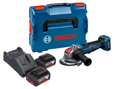 Zdjęcie produktu dla Akumulatorowa szlifierka kątowa Bosch GWX 18V-11 PS 18 V 125 mm + L-Boxx ( 06019N4400 ) - bez akumulatora, bez ładowarki