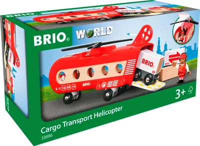 Produktbild von BRIO World - 33886 Eisenbahn-Transporthubschrauber