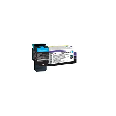 Produktbild von Lexmark C540H1CG, 2000 Seiten, Cyan, 1 Stück(e)