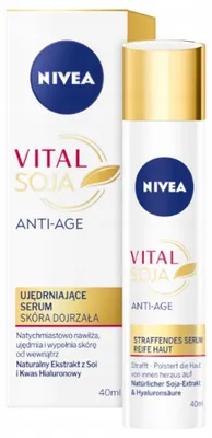Productafbeelding van NIVEA 86430 NIVEA VITAL SOJA ANTI-AGE STRAFFENDES SERUM Gesichtsserum 40,0 ml