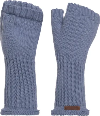 Produktbild von Knit Factory Cleo Handstulpen - Indigo - One Size