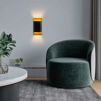 Immagine prodotto di Opviq, applique di alta qualità, nera, 15 x 30 x 11 cm | Struttura in metallo, 2 x G 9 max 8 W (lampadina non inclusa) | IP20, ideale per un design moderno e industriale.