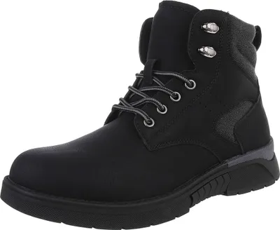 Produktbild von Ital-Design Herren Boots Leicht gefüttert Textiloptik, Lederoptik  88491830 Schwarz Gr.  42