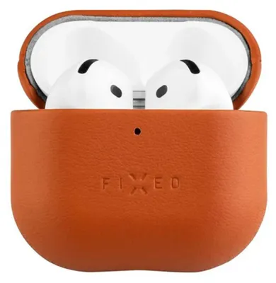 Image de FIXED PodsLeather pour Apple AirPods 4 marron