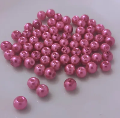 Immagine prodotto di Perline di vetro - tipo "rotondo" - 20g - 3 mm - Rosa