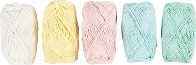 Produktbild von Creativ Company 421400, Handwerk, Mehrfarbig, Baumwolle, 50 m, 20 g, 5 Stück(e)
