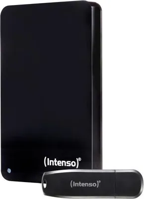 Immagine prodotto di Disco rigido portatile da 2,5 - HDD 3.2 + USB - INTENSO - 1 TB + 64 GB