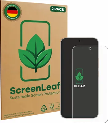 Produktbild von 2x ScreenLeaf Schutzfolie für Honor 400 nachhaltiger Displayschutz Display Schutz Folie Klar Transparent