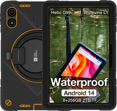 Produktbild von Beafon AGM PAD P2 Active, 27,8 cm (10.9"), 1200 x 1920 Pixel, 256 GB, 8 GB, Android 11, Grau