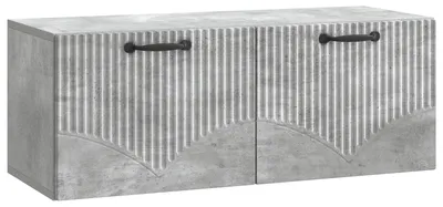 Produktbild von Wandmontierter TV-Schrank Betongrau 78,5 x 31 x 30 cm