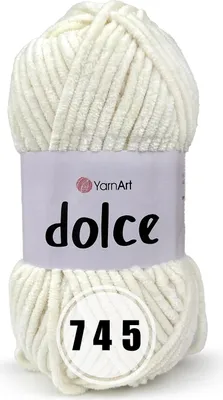 Produktbild von YarnArt Dolce genau wie Himalaya Dolphin Baby, Chenille, Kuschelwolle, Kuschelgarn, leami Y 745 naturweiß