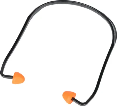 Produktbild von NITRAS MUTE PLUGS, Gehörschutzbügel, schwarz / orange, EN 352-2 Kunststoff | Packung (1 Stück)