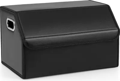 Produktbild von COSTWAY Auto Kofferraum 35L mit Deckel, abnehmbarem Trennwand & Griffe, Kofferraum-Organizer faltbar, SUV Limousine Kofferraumtasche Glatt
