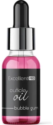 Obrázok produktu pre Excellent Pro | Olej na nechty Bubble Gum – 10 ml – intenzívna starostlivosť – pre zdravú kožtičku – s pipetou