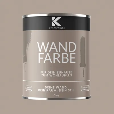 Produktbild von Kenzopaints 750ml Wandfarbe Designfarbe Innenfarbe - Clay