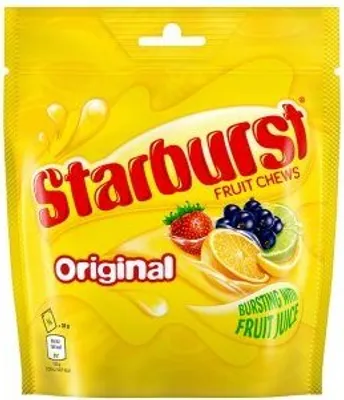 Produktbild von Starburst - Original - Vegan Chewy Sweets Fruit Flavoured , 138g