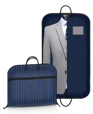 Produktbild von Kleidersack 100x60 cm Anzugtasche atmungsaktiv Oxford-Stoff Blau