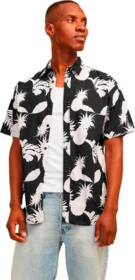 Image de Chemise à manches courtes Jack & Jones Joshua Aruba Aop, multicolore, taille XL pour homme, multicolore, taille XL