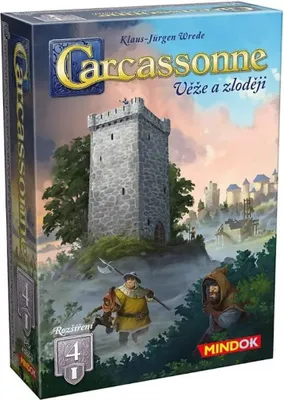 Obrázek produktu pro Mindok Carcassonne rozšíření 4: Věže a zloději (2025)