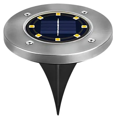 Solar-LED-Bodenstrahler 1 W, 3 Stück, Gartenbeleuchtung