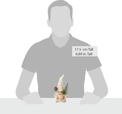 Produktbild von Kerstkabouter aus Sisal - Wohnzimmer Dekoration - Elf Figur - mit Quiltpatronen