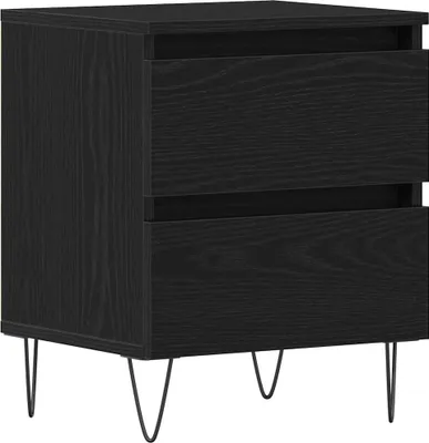 Immagine prodotto di Armadio da Notte Rovere nero 40 x 35 x 50 cm Legno multistrato