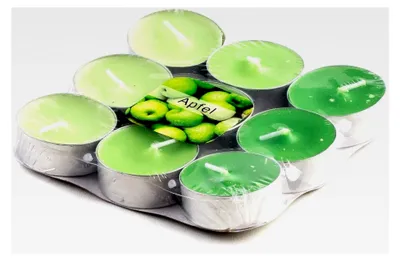 Produktbild von Duftende Teelichter Apfel - 9 Stück