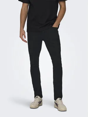 Immagine prodotto di Only & Sons Warp Blkd 7988 Jeans Skinny Fit Nero 28 / 32 Uomo Nero 28