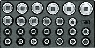 Produktbild von GEDORE 1500 ES-19 IS Satz Steckschlüsseleinsätze 1/2" in 1/3 ES-Modul, 1733109
