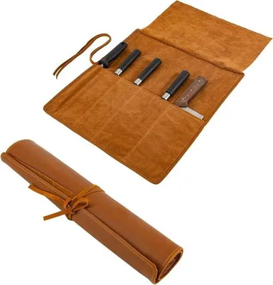 Produktbild von Beige Geschenkset für Männer und Frauen, Messerbox, Schneidmesser, Taschen, autoritäre Geschenke.