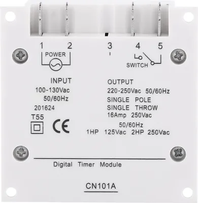 Obrázok produktu pre Digitálny časový spínač Týždenný programovateľný elektronický reléový časovač (110 VAC)