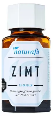 Produktbild von naturafit Zimt Kapseln, 75 St. Kapseln
