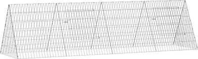 Immagine prodotto di Gabbia per polli Argento 215 x 55 x 55 cm Acciaio zincato