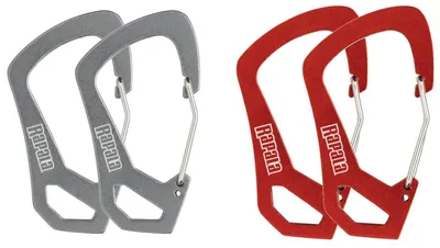 Produktbild von Rapala Carabiner - 2 Karabiner mit Schnellverschluss, Farbe:Grau