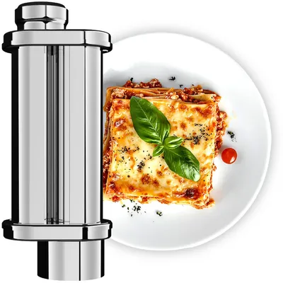 Immagine prodotto di Fentic Macchina per Pasta – Accessorio Elettrico per Fentic SM-1504P e SM-1504BM – Rullo per Pasta in Acciaio Inox – Pasta Maker