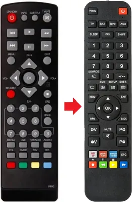 Produktbild von Fernbedienung passend für DIGIQUEST DGQ550-HD