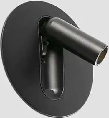 Produktbild von TIMIT verstellbarer schwarzer Wandleser mit Schalter 62763