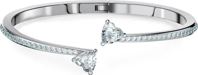 Produktbild von Swarovski Armreif 5518814/5535354 Attract Soul Heart, weiss, rhodiniert