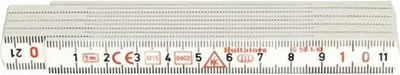 Produktbild von Hultafors Gliedermaßstab Kunststoff 1 m weiß
