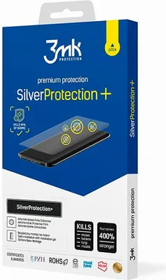 Zdjęcie produktu dla 3MK SilverProtection+, Samsung, Galaxy S25+, Przeciwbakteryjny, Odporny na uderzenia, Odporny na zadrapania, Przezroczysty, 1 szt.