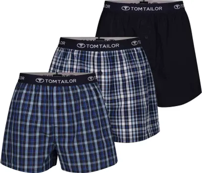 Produktbild von Tom Tailor Herren Boxershorts Unterhosen Web Shorts Größe: 7