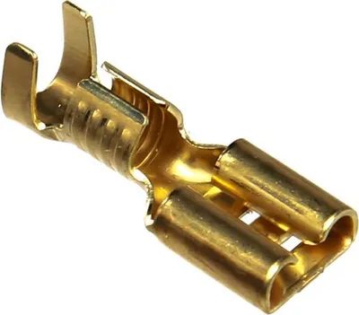 Produktbild von Kabelschuh - Flachsteckhülse 6,3x0,8 (2,5-6,0mm²) ohne Isolierung