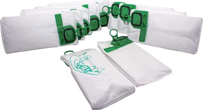 Produktbild von vhbw 10x Staubbeutel Ersatz für Vorwerk FP140/150 für Staubsauger - 29,5cm x 13cm Grün Weiß