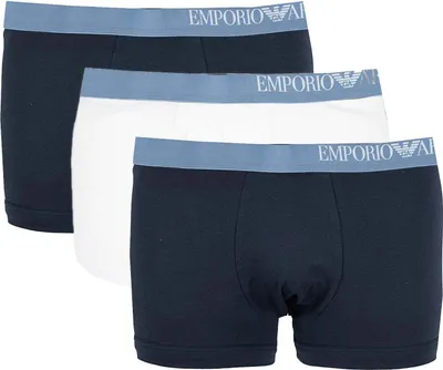 Obrázok produktu pre Emporio Armani Boxerky "3 Pack" - 111357 2F728 - White- Veľkosť: XL(EU)