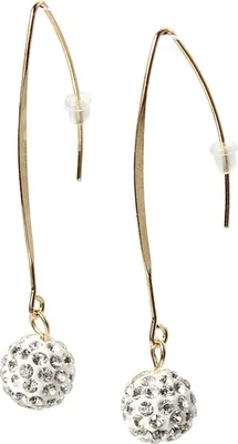 Produktbild von Strass Doppelseitige Ohrringe Ohrhänger Ohrschmuck Earring Silber